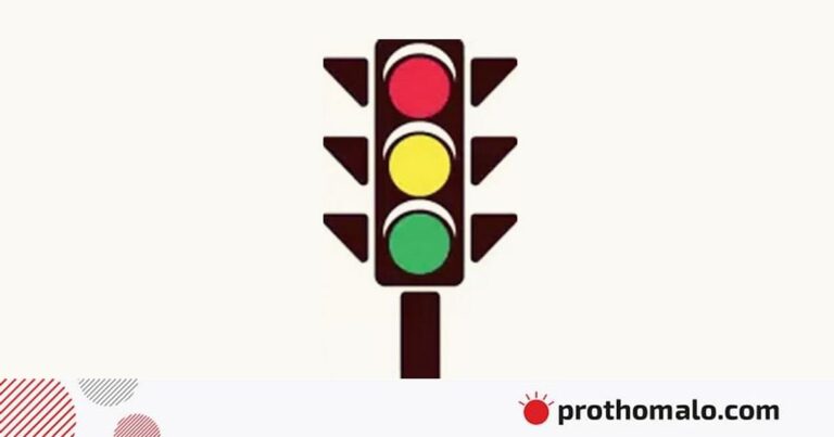 Domestic technology traffic signal lights are being installed to reduce traffic congestion in Dhaka